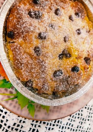 Foto resep Puding roti choco chip