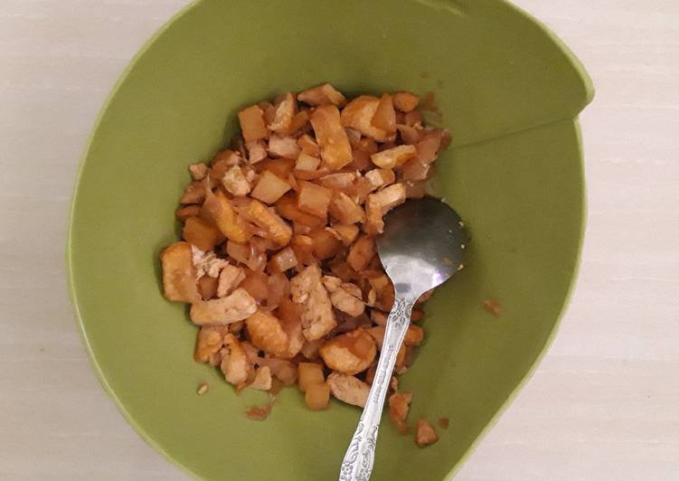 Resep 009. Tahu kentang kecap Anti Gagal