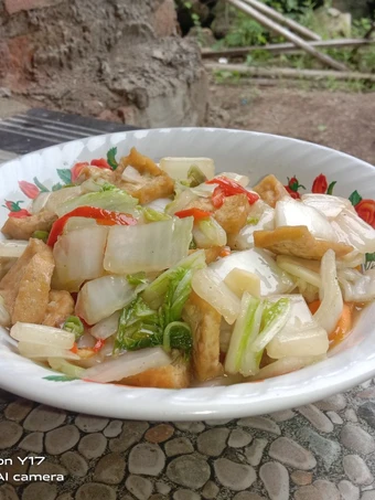 Cara Mudah Menyiapkan Resep Sawi putih tumis tahu saos tiram yang Bikin Ngiler Anti Ribet, Lezat Sekali