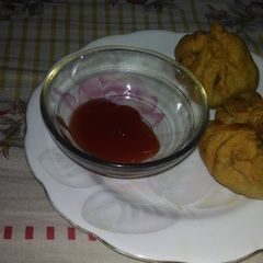 Potli samosa A picture of Potli samosa.
