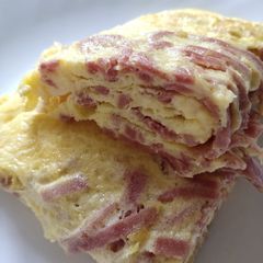 A picture of Pan Fried Ham Egg.