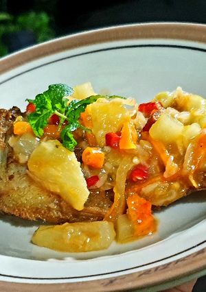 Foto resep Ikan goreng saus asam manis
