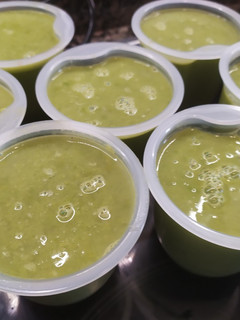 Una foto de Crema de guisantes