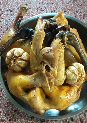 Hình của món Gà đốt.