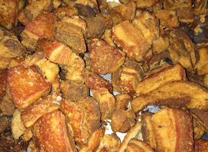 Una foto de Chicharrones de puerco estilo Teocaltiche, JAL. Mex