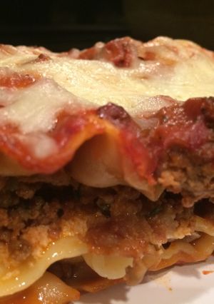 A picture of Lasagna.