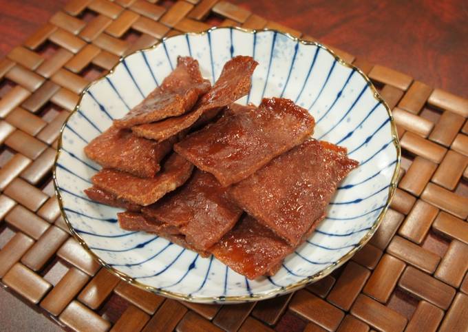 How to Prepare Favorite Taiwanese Style Pork Jerky (豬肉乾)