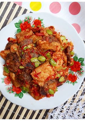 Foto resep Sambal Dendeng Petai Vegan