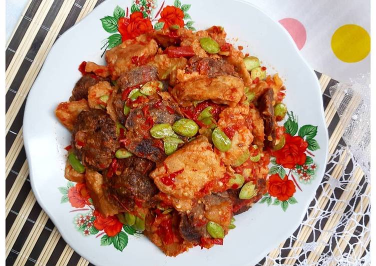 Sambal Dendeng Petai Vegan