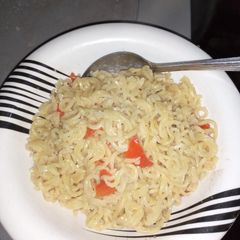 A picture of Simple noodles.