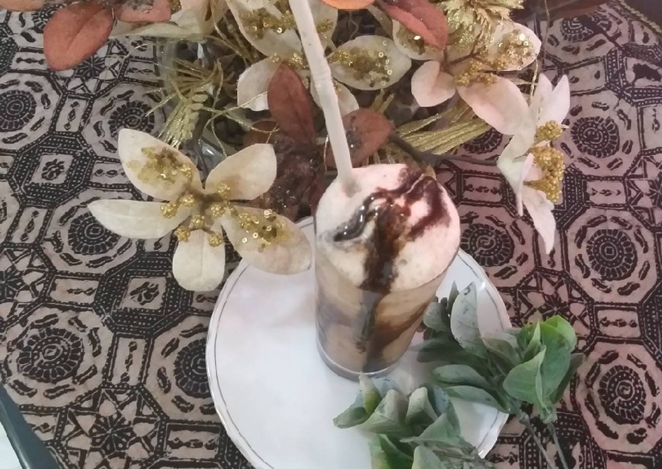 Chocolate milk shake