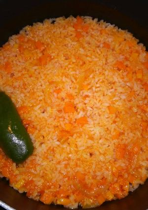 Una foto de Arroz rojo