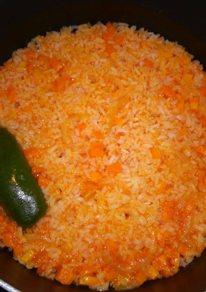 Una foto de Arroz rojo