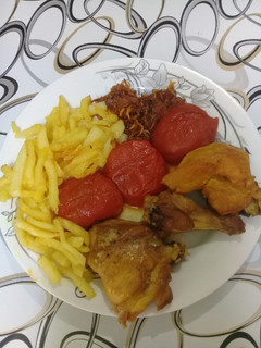 عکسی از دستور مرغ سوخاری🍗🍗🍗