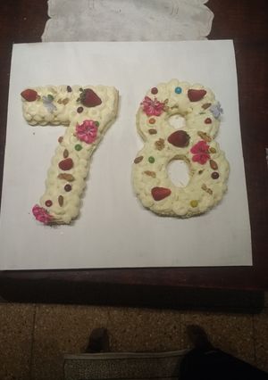 Una foto de Torta de números