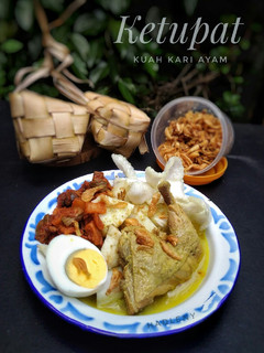 Foto resep Ketupat Kuah Kari Ayam
