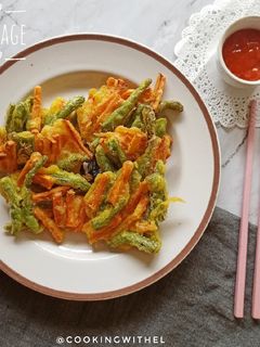 Foto resep KAKIAGE aka Bakwan sayur Jepang