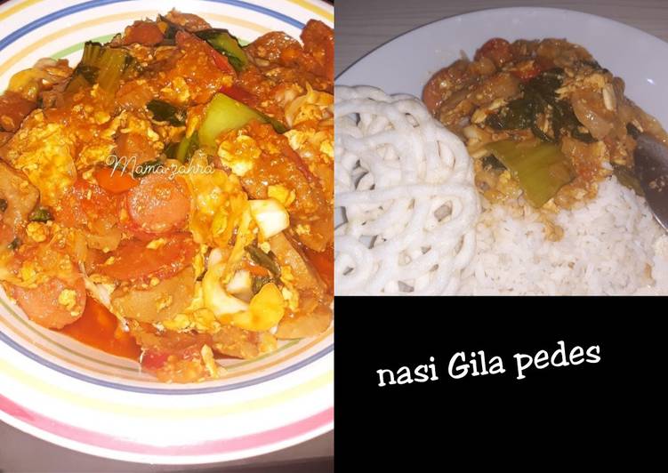 Resep Nasi gila Pedes ambyarr ????, Lezat Sekali