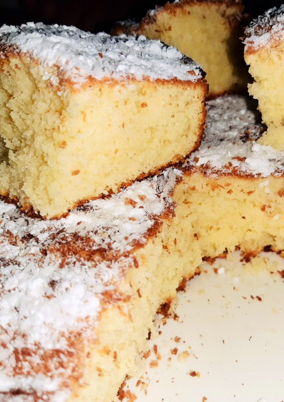 Una foto de Torta de coco 🥥♥️