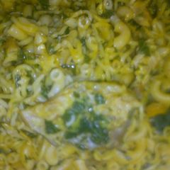 A picture of Noodles and macaroni.