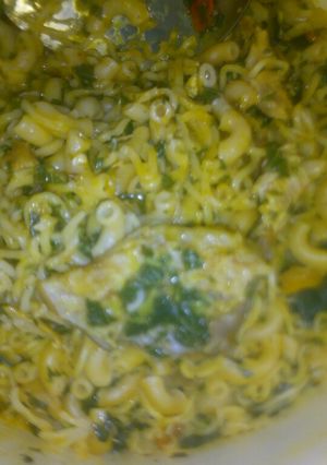 A picture of Noodles and macaroni.