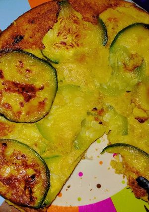 Una foto de Fainá de verduras