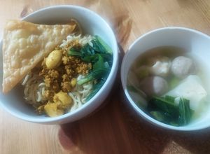 Foto resep Bakmie Ayam Jamur Bakso Pangsit