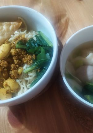 Foto resep Bakmie Ayam Jamur Bakso Pangsit