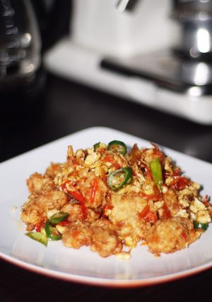 Foto resep Ayam Tepung Sambal Bawang