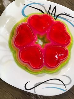 عکسی از دستور ژله چند رنگ