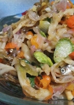 Foto resep Oseng Pete Teri Jamur