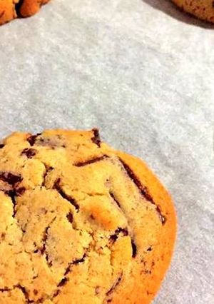 A picture of Vegan Gluten free Chocolate Chip Cookie.