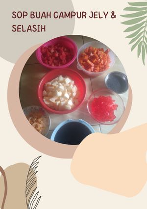 Foto resep SOP Buah Campur Jely