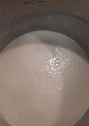 Una foto de Crema de coliflor