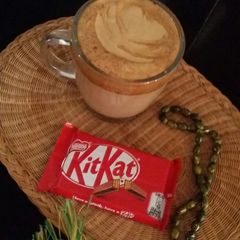 A picture of Hot chocolate with coffee.