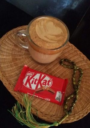 A picture of Hot chocolate with coffee.