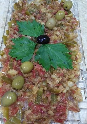 صورة لوصفة سلاطة الباذنجان الرائعة