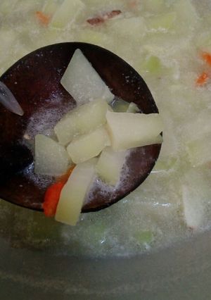 Foto resep Bobor labu siam bumbu potong