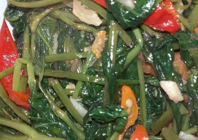 Resep Tumis kangkung Nikmat, Lezat Sekali