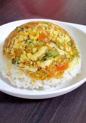Foto resep MPASI Nasi Tim Sayuran (10 m)
