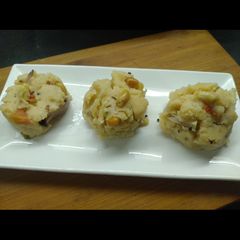 A picture of Semolina Upma/ Sooji Upma.