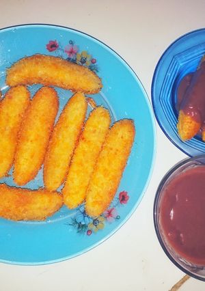 Foto resep Pisang Crispyyyy With Saus Coklat Home Made By Fitashaa