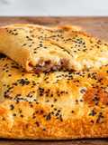 Strudel de champiñones y 4 quesos crocante