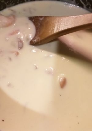 Una foto de Salsa de quesos y langostinos! (Ideal para pastas...)