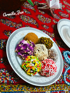 عکسی از دستور توپک خرما (دسر رمضان)