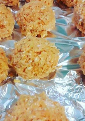 Una foto de Croquetas de zanahorias rellenas de queso