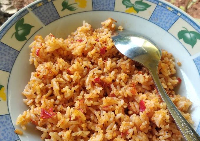 Nasi goreng tomat pedas