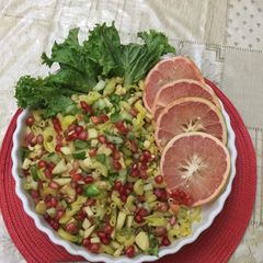 A picture of Furite pasta chaat.
