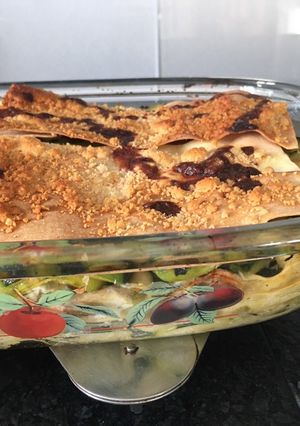 Une photo de Lasagnes aux courgettes champignons et ricotta (façon Maman Tambouille)