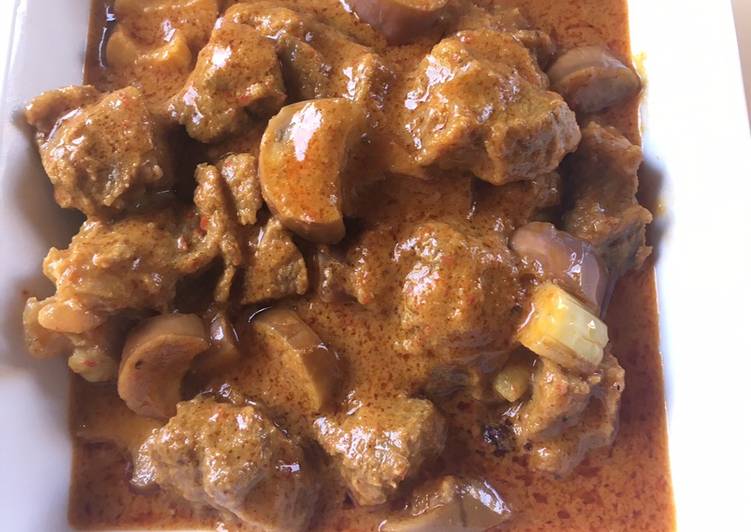 Gule sapi bumbu seadanya (non msg)